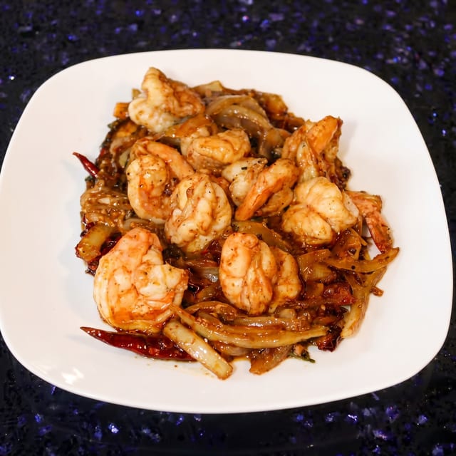 Shrimp Fajitas.