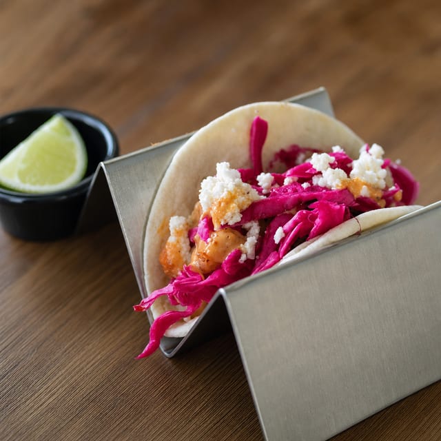 Cajun Shrimp Tacos Lunch.