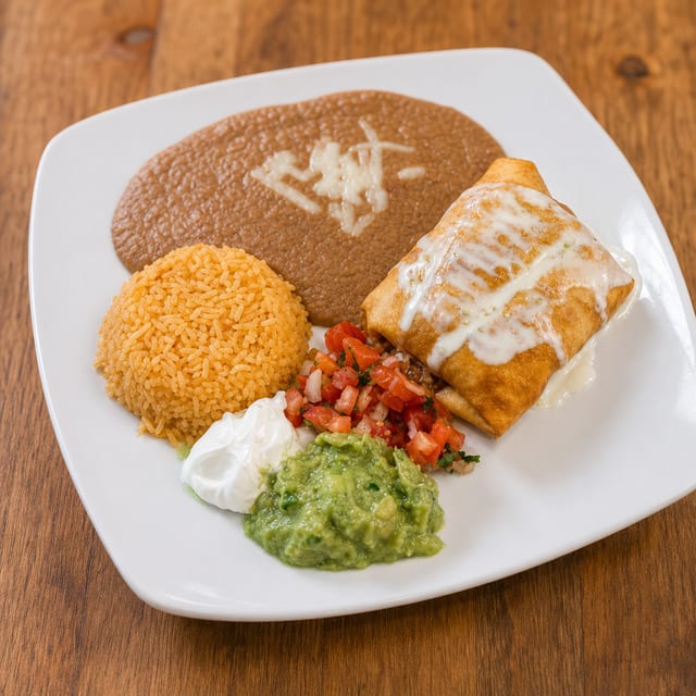 Chimichanga Lunch.