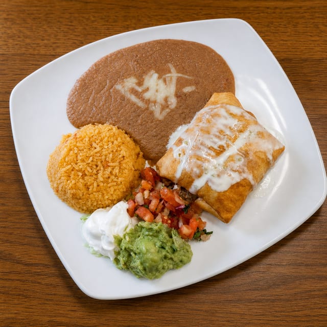Chimichanga Lunch.
